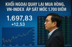 Khối ngoại quay lại mua ròng, VN-Index áp sát mốc 1.700 điểm