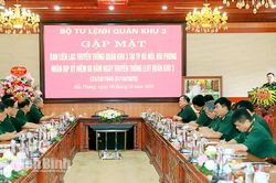 Bộ Tư lệnh Quân khu 3 gặp mặt Ban Liên lạc truyền thống Quân khu 3 tại thành phố Hà Nội, Hải Phòng