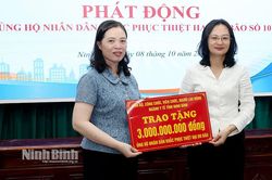 Sở Y tế phát động ủng hộ Nhân dân khắc phục thiệt hại do bão, lũ gây ra