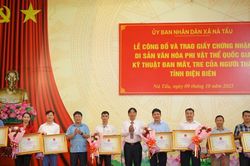 Tri thức dân gian đan mây, tre của người Thái ở Điện Biên là di sản quốc gia