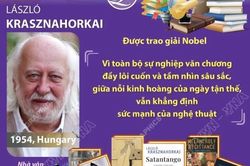 Nhà văn người Hungary đoạt giải Nobel Văn học 2025