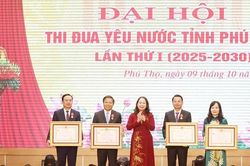 Đại hội Thi đua yêu nước tỉnh Phú Thọ lần thứ I thành công tốt đẹp