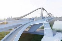 Hà Nội khởi công cầu Trần Hưng Đạo gần 16 nghìn tỷ đồng, biểu tượng hình vòm thép vô cực