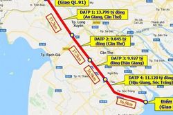 Cao tốc Châu Đốc - Cần Thơ - Sóc Trăng còn gặp nhiều khó khăn