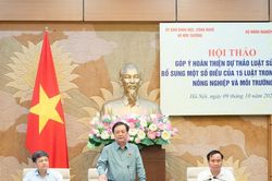 Sửa 15 luật trong lĩnh vực nông nghiệp và môi trường: Tháo gỡ điểm nghẽn, khơi thông nguồn lực phát triển
