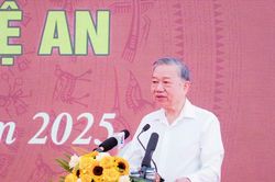 Tổng Bí thư Tô Lâm dự lễ khởi công xây dựng trường học tại Nghệ An