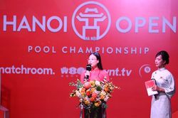 Lễ khai mạc Giải vô địch pool 9 bóng Hà Nội mở rộng 2025