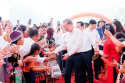 Tổng Bí thư Tô Lâm dự Lễ khởi công xây dựng Trường Phổ thông nội trú liên cấp TH và THCS Na Ngoi, tỉnh Nghệ An