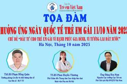 Toàn cảnh tọa đàm 'Đầu tư cho trẻ em gái – vì hạnh phúc gia đình, vì tương lai đất nước'
