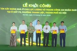 Khởi công xây dựng nhà ở cho Công an Nhân dân