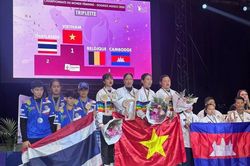 Vượt qua Thái Lan, bi sắt nữ Việt Nam lần thứ hai liên tiếp vô địch thế giới