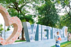Biểu tượng 'Trái tim Tình yêu Việt Nam' chính thức ra mắt tại Công viên Thống Nhất