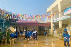 Khôi phục trường lớp sau thiên tai, không để gián đoạn giáo dục