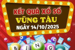 Kết quả xổ số Vũng Tàu hôm nay 14/10/2025 - XSVT 14/10
