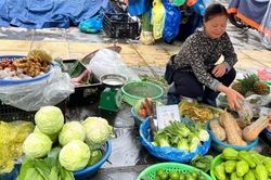 Bão đi qua, thị trường rau củ 'đứng ngồi không yên'