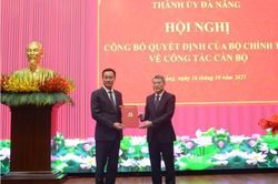 Đồng chí Lê Ngọc Quang được chỉ định giữ chức Bí thư Thành ủy Đà Nẵng