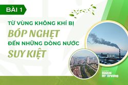 Từ vùng không khí bị bóp nghẹt đến những dòng nước suy kiệt