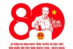 Triển lãm tranh cổ động tấm lớn tuyên truyền kỷ niệm 80 năm Ngày Tổng tuyển cử đầu tiên bầu Quốc hội Việt Nam