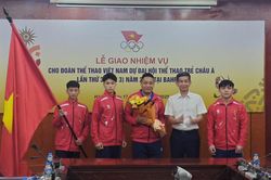 Việt Nam đặt mục tiêu giành 4 HCV tại Đại hội thể thao trẻ châu Á