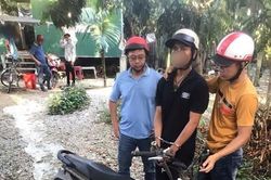 'Lột da' xe trộm đem giấu