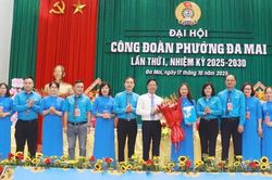 Công đoàn phường Đa Mai nâng cao năng lực đại diện, chăm lo đời sống người lao động
