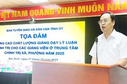 Nâng cao chất lượng giảng dạy lý luận chính trị cho giảng viên trung tâm chính trị xã, phường