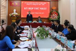 Ủy ban Kiểm tra Tỉnh ủy khóa XV họp kỳ thứ nhất bầu các Phó chủ nhiệm