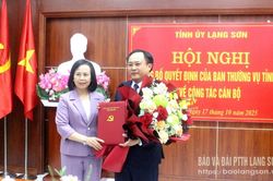 Công bố quyết định của Ban Thường vụ Tỉnh ủy về công tác cán bộ tại Ban Nội chính Tỉnh ủy