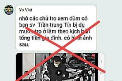 Thông tin sinh viên ở Đà Nẵng bị bắt cóc là sai sự thật