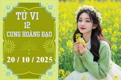 Tử vi 12 cung hoàng đạo ngày 20/10: Song Ngư vận đỏ, Kim Ngưu muộn phiền