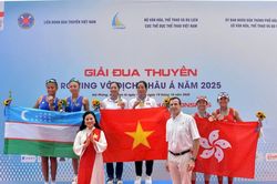 Đoàn Việt Nam giành 6 huy chương vàng đua thuyền Rowing châu Á 2025