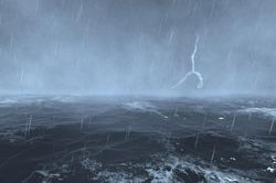 Dự báo gió mạnh, sóng lớn và mưa dông trên biển do ảnh hưởng bão số 12
