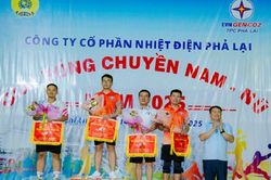 Giải bóng chuyền Nam, Nữ Nhiệt điện Phả Lại để lại ấn tượng sâu sắc