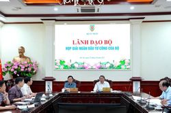 Bộ Tư pháp quyết tâm giải ngân 100% vốn đầu tư công