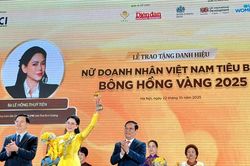 CEO Lê Hồng Thủy Tiên - Nữ lãnh đạo IPPG được vinh danh Top 10 'Bông Hồng Vàng Việt Nam 2025'