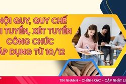 [Motion Graphics] Nội quy, quy chế thi tuyển, xét tuyển công chức áp dụng từ 10/12