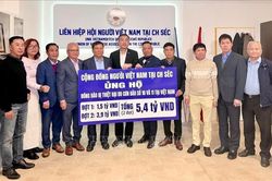 Cộng đồng người Việt tại Séc chung tay hỗ trợ đồng bào vùng bão ở quê nhà