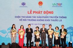 Phát động Cuộc thi 'Sáng tác sản phẩm truyền thông về môi trường không khói thuốc lá'