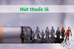 Một điếu thuốc được đốt lên, vòng đời người hút ngắn lại