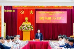 Thống nhất chủ trương xây dựng dự thảo nghị quyết về phát triển xã Diễn Châu