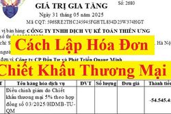 Hóa đơn chiết khấu thương mại cuối kỳ sẽ viết như hóa đơn gốc hay phải phát hành hóa đơn điều chỉnh?