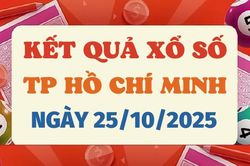 Trực tiếp kết quả xổ số TP.HCM hôm nay 25/10/2025 - XSHCM 25/10