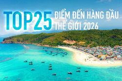 Một địa điểm ở Việt Nam lọt vào danh sách 25 điểm đến hàng đầu thế giới 2026
