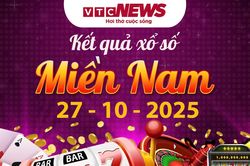 XSMN 27/10 - Trực tiếp kết quả xổ số miền Nam hôm nay 27/10/2025