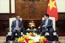 Chủ tịch nước tiếp Đại sứ Indonesia đến chào từ biệt