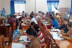 Tổ chức 8 lớp tập huấn, đào tạo cán bộ kiêm nhiệm và phối hợp thực hiện tín dụng chính sách xã hội