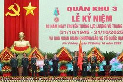 Quân khu 3 kỷ niệm 80 năm Ngày truyền thống