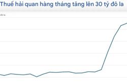 Doanh thu từ thuế nhập khẩu thời Tổng thống Donald Trump tăng mạnh