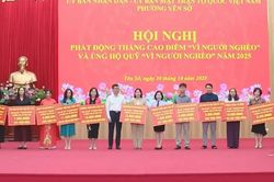 Phường Yên Sở chung tay vì người nghèo