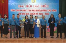 Đại hội Công đoàn Công ty cổ phần Mía đường Cao Bằng